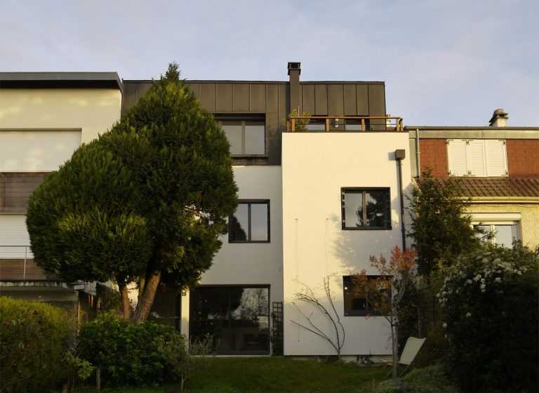 Surélévation Sceaux - façade
