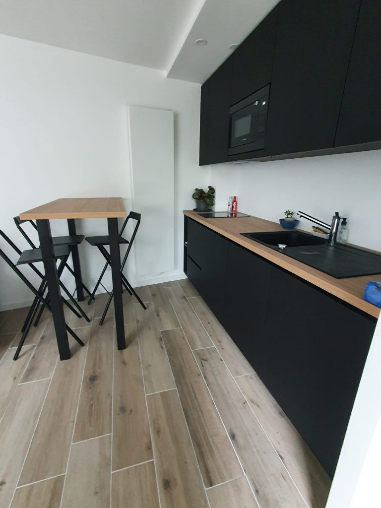 création d'un studio - intérieur