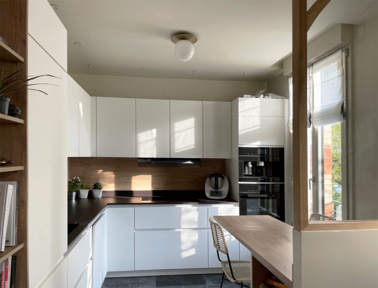 Extension d’une petite meulière - cuisine