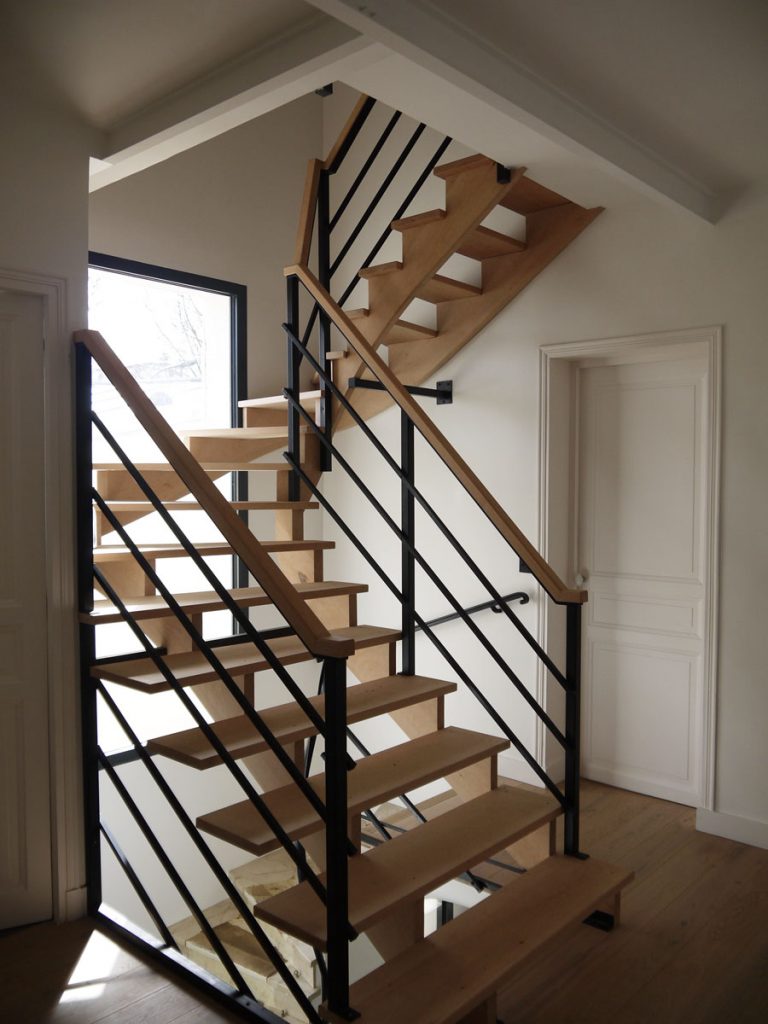 Surélévation Sceaux - escalier