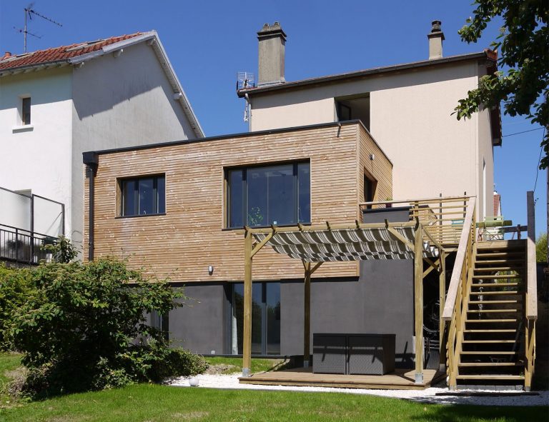 Extension Sceaux - extension et terrasse