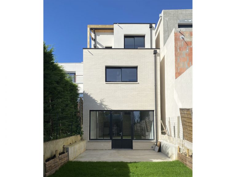 Maison Individuelle à Fontenay Aux Roses - façade jardin