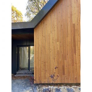Maison bois à Bures sur Yvette - bardage acier et bois