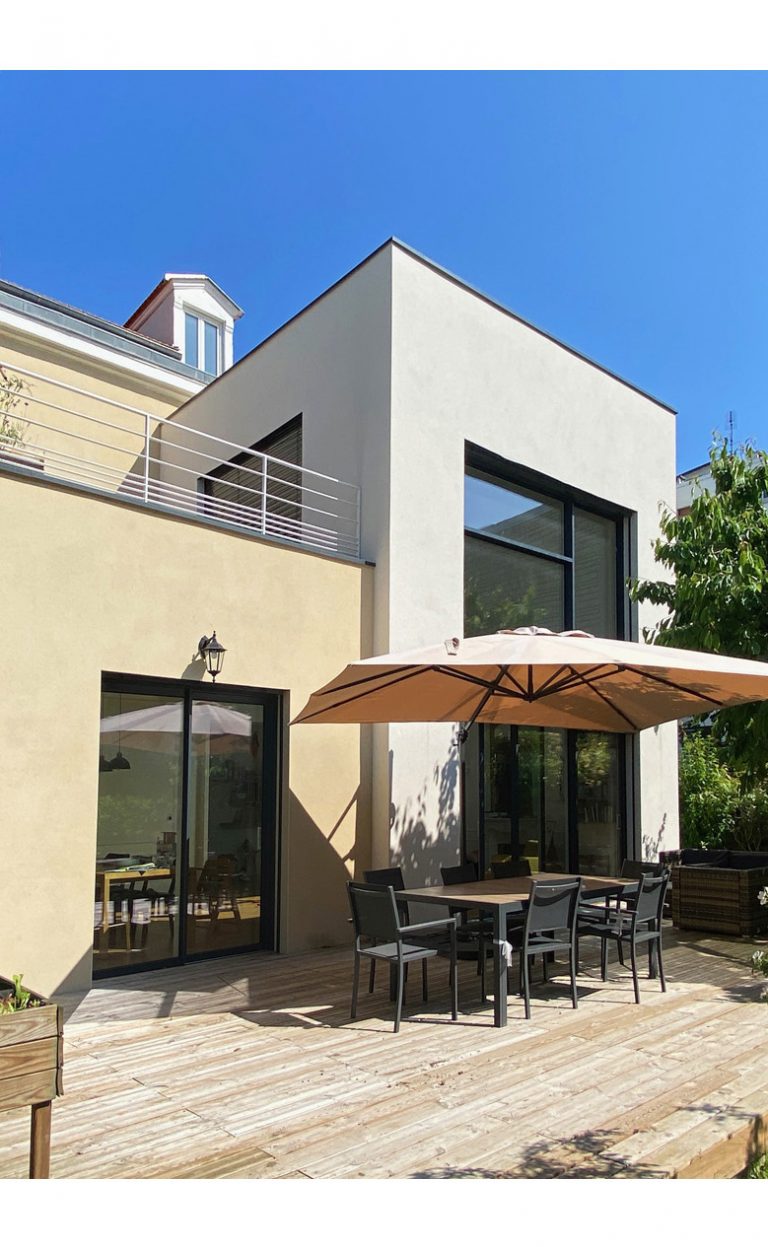 Extension et aménagement d’une belle maison de maître - extérieur