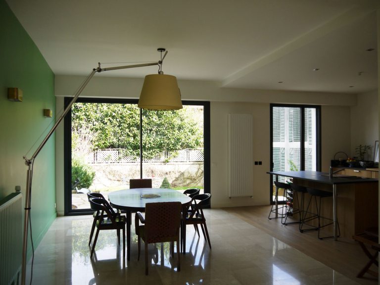 Surélévation Sceaux - salle à manger