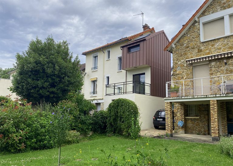 Extension d’une maison individuelle - vue arrière