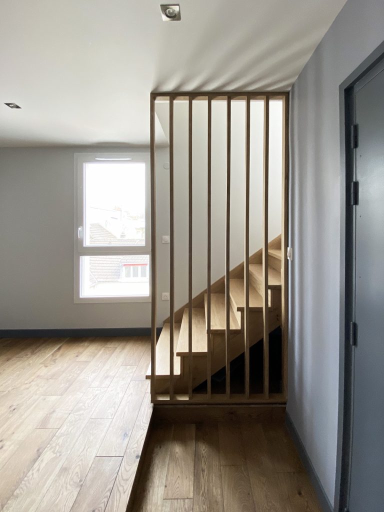 Surélévation d’un immeuble - entrée