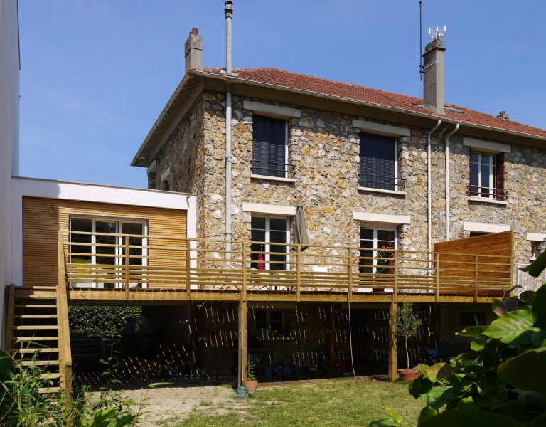 Extension l’Haÿ-les-Roses - vue jardin