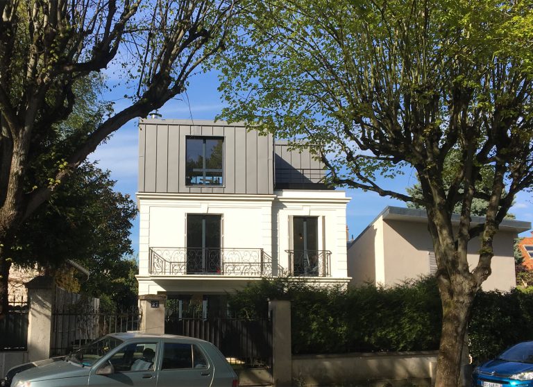 Surélévation Sceaux - façade