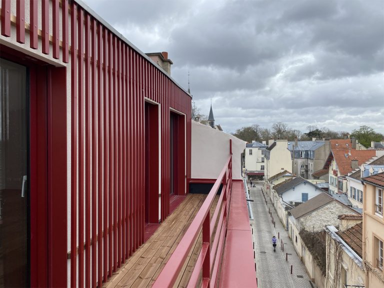 Surélévation d’un immeuble - terrasse