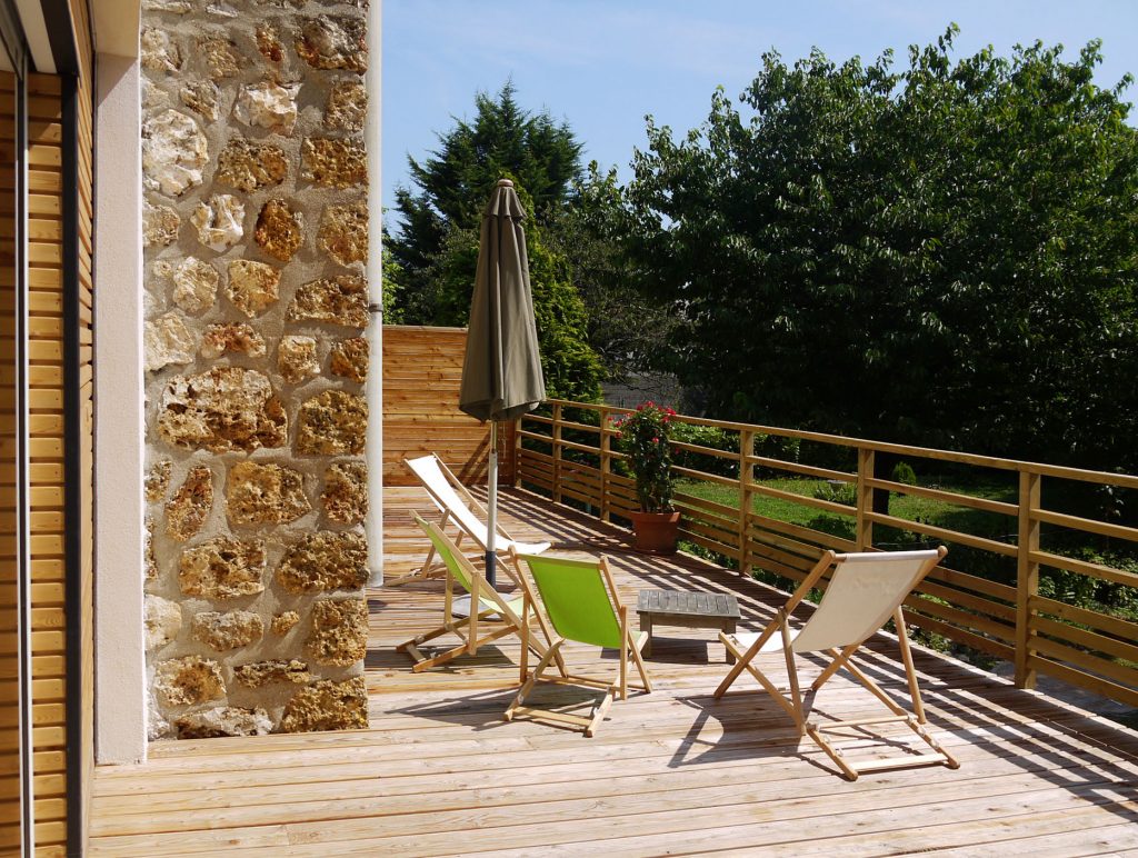 Extension l’Haÿ-les-Roses - vue terrasse