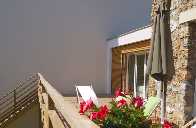 Extension l’Haÿ-les-Roses - vue terrasse